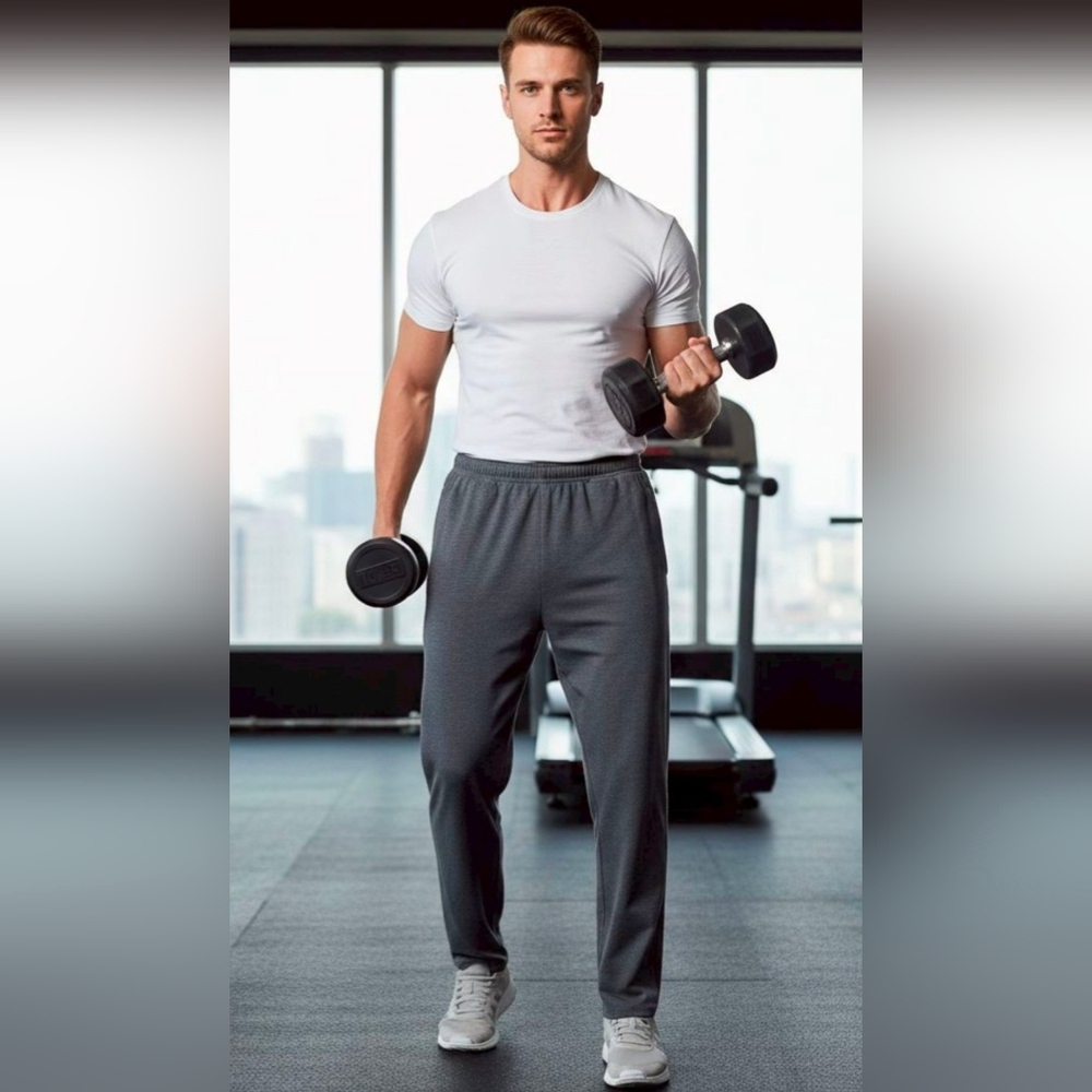 Ideology Men's Solid Fleece Performance Sweatpants Joggers